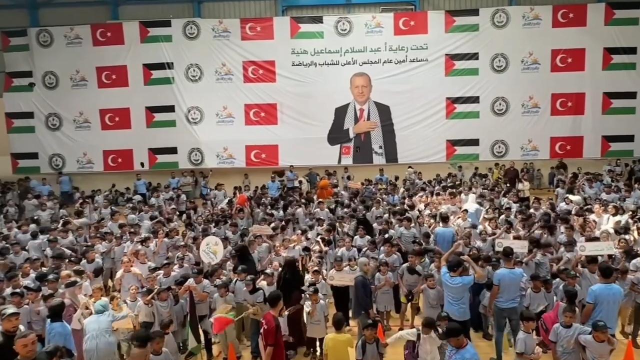 Gazzeli çocuklar Türkiye'nin desteğiyle yaz kamplarında umut buluyor