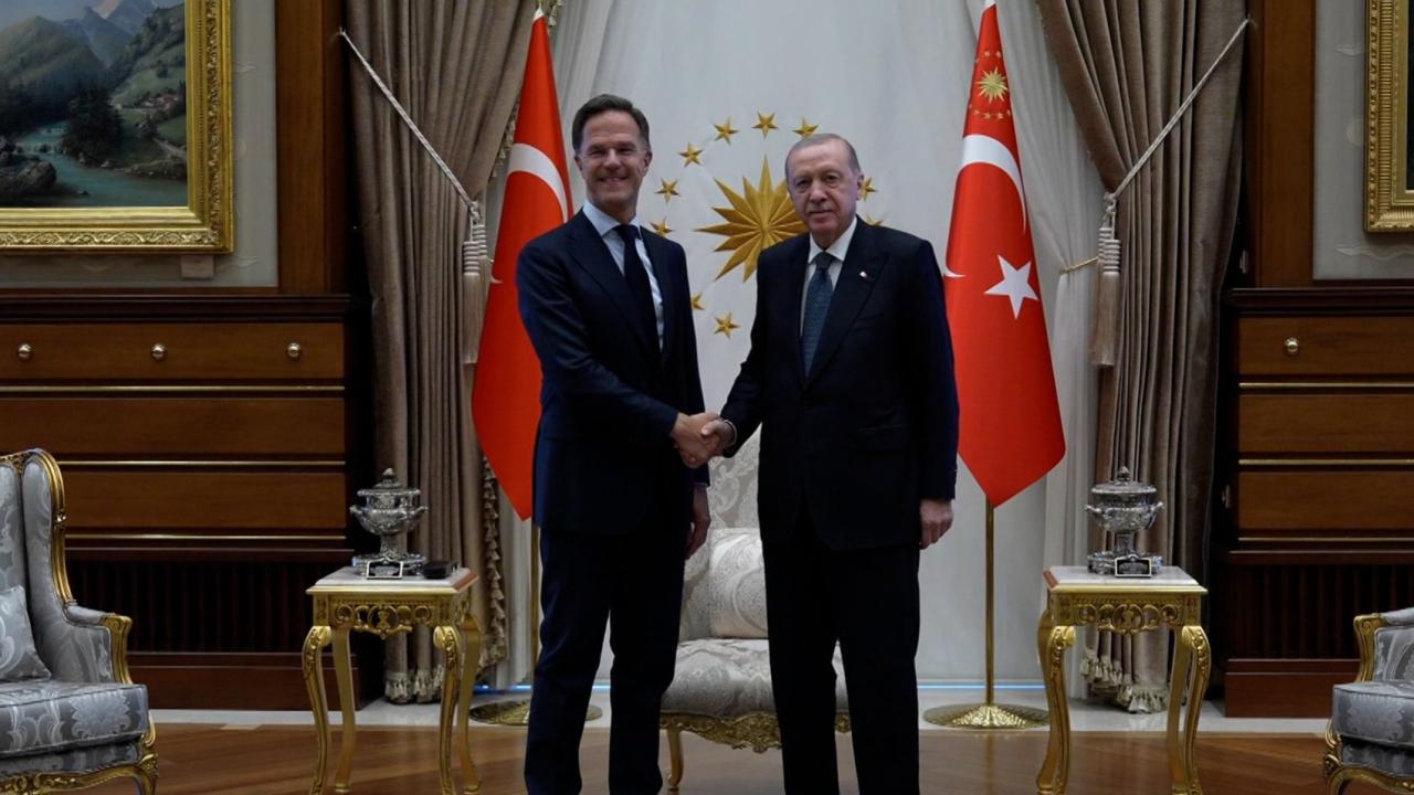 Cumhurbaşkanı Erdoğan, NATO Genel Sekreteri Rutte'yi kabul etti