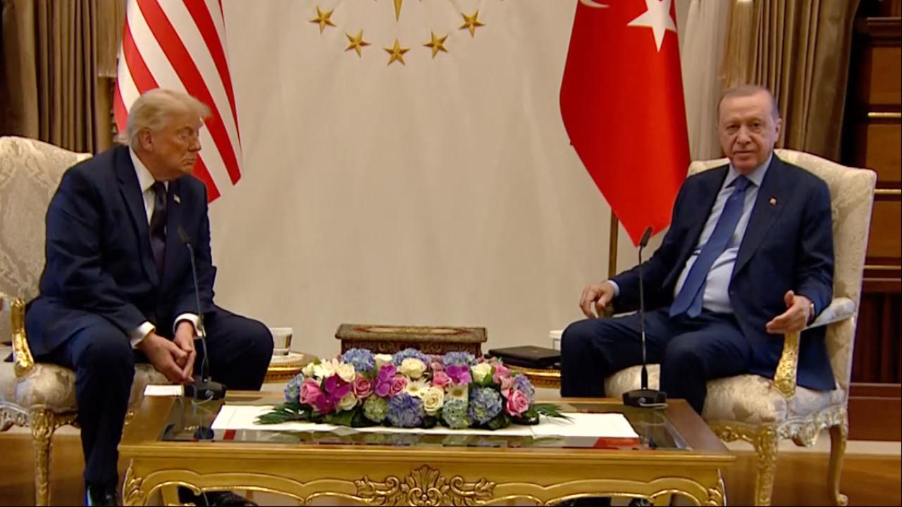Beştepe'de Erdoğan  Trump zirvesi başladı