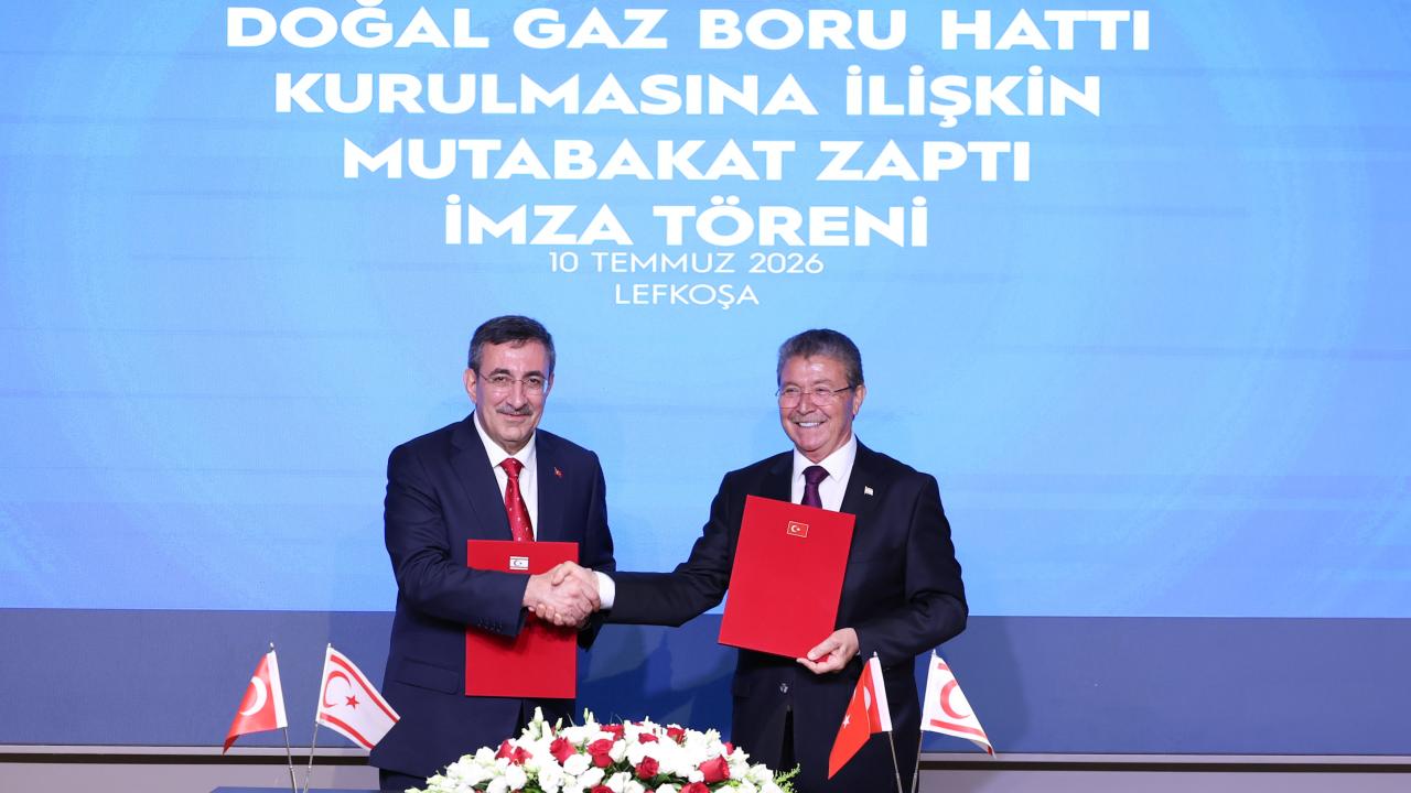 Türkiye ile KKTC arasında 'Doğal Gaz' mutabakat zaptı imzalandı