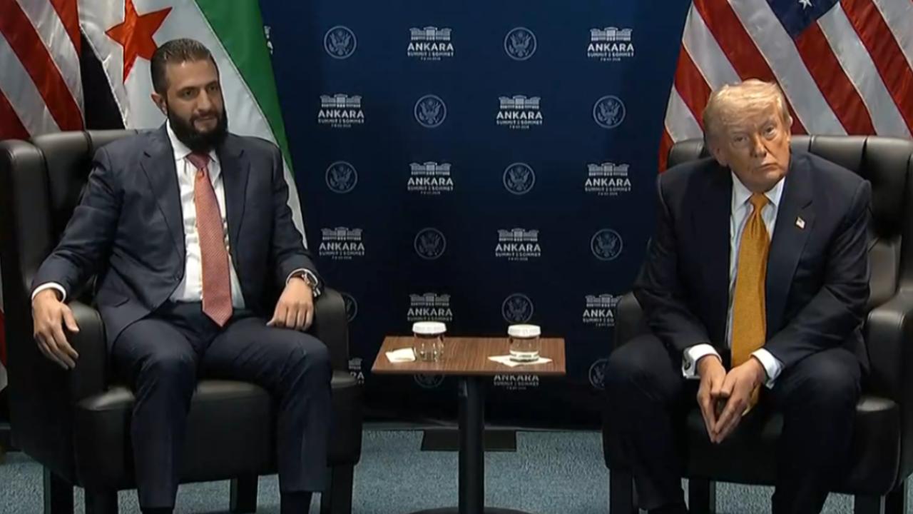 Trump, Şara ile bir araya geldi