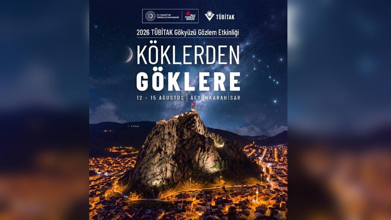 TÜBİTAK Gökyüzü Gözlem Etkinliği, Afyonkarahisar'da yapılacak