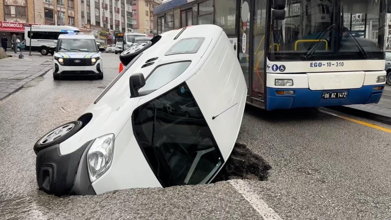 Başkentte sağanak etkili oldu