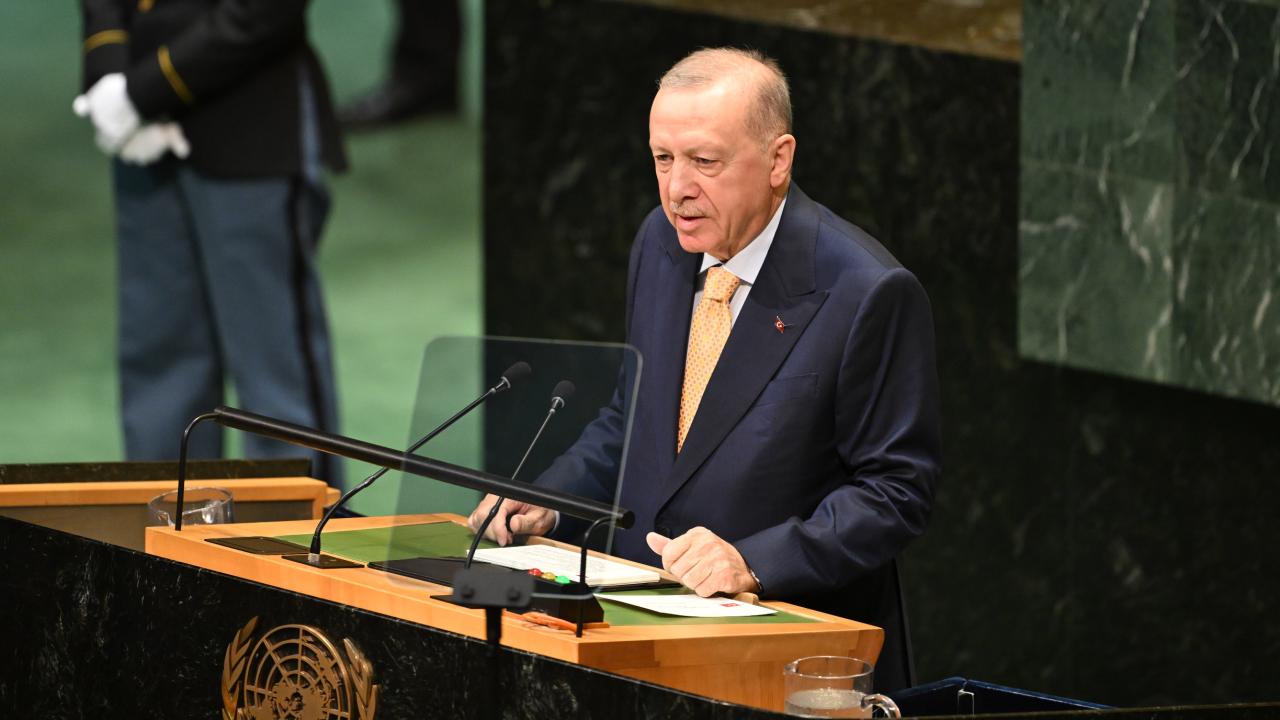 Cumhurbaşkanı Erdoğan BM Genel Kurulu'na hitap ediyor